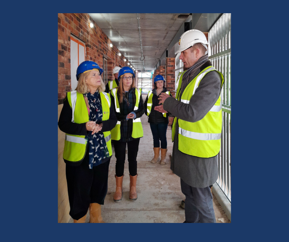 Dame Harriett Baldwin MP visits Rooftop Housing Group's retirement living scheme in Pershore